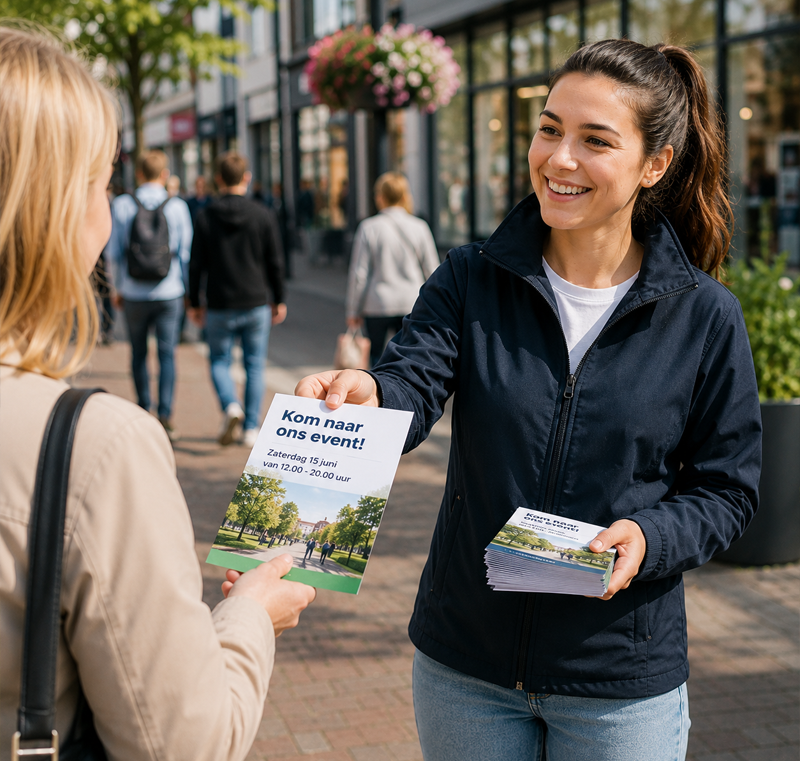 Conceptverzoek Folders of reclame uitdelen