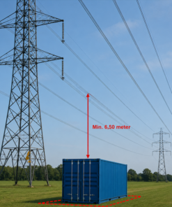 Conceptverzoek Een object plaatsen onder een hoogspanningslijn
