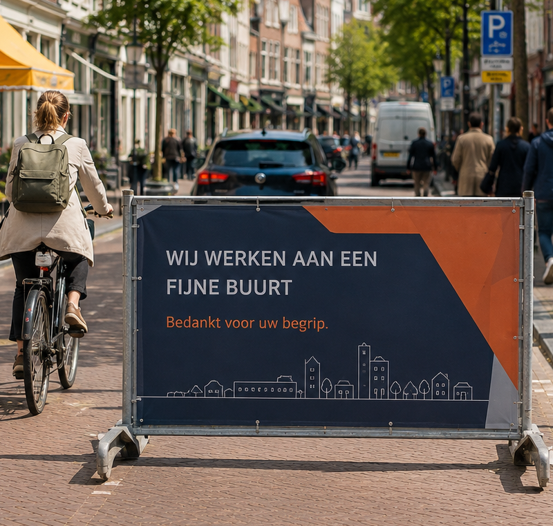 Vergunningaanvraag Voorwerpen plaatsen op of aan de weg